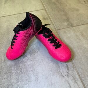 VIZARI Stealth FG Soccer Cleats Pink Black Girls Youth Size 10C